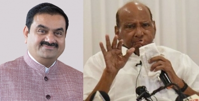  Gautam Adani Drops In For Tete-a-tete With Sharad Pawar In Mumbai-TeluguStop.com