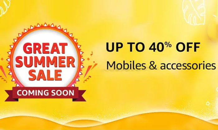  Get 40 Percent Discount On Smart Phones In Amazon Great Summer Sale Details, Ama-TeluguStop.com