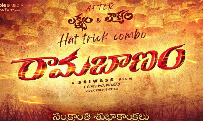 Telugu Gopichand, Gopi, Ramabanam-Movie