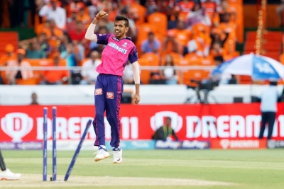  Ipl 2023: Batters, Chahal's 4/17 Power Rajasthan Royals To Massive Win Over Sunr-TeluguStop.com