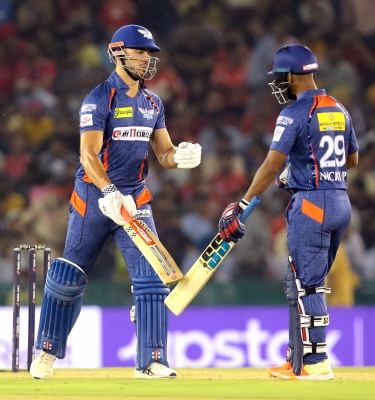  Ipl 2023: Stoinis, Mayers' Fifties Power Lucknow Super Giants To Historic 257/5-TeluguStop.com