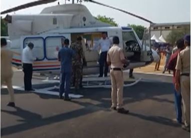  Cm Jagan's Helicopter Shouted In Anantapur District-TeluguStop.com