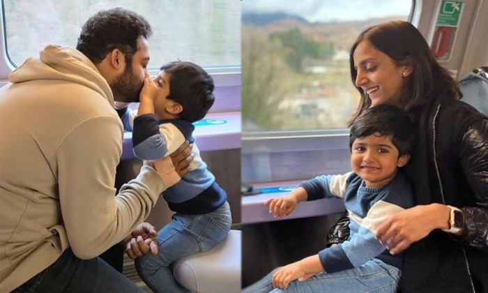  Junior Ntr Younger Son Bhargav Ram Photo Goes Viral In Social Media Details, Jun-TeluguStop.com