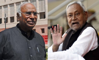  Kharge Makes A Phone Call To Bihar Cm For Oppn Unity-TeluguStop.com