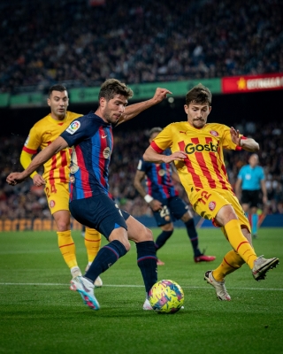  La Liga: Barca Held By Girona But Extend Lead To 13 Points-TeluguStop.com