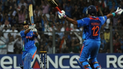  Mca To Create A Memorial Of Dhoni's World Cup Winning Six At Wankhede Stadium-TeluguStop.com