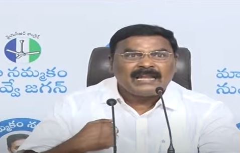  Minister Meruga Lashed Out At Chandrababu-TeluguStop.com