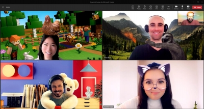  Microsoft Brings Snapchat Lenses To Teams-TeluguStop.com