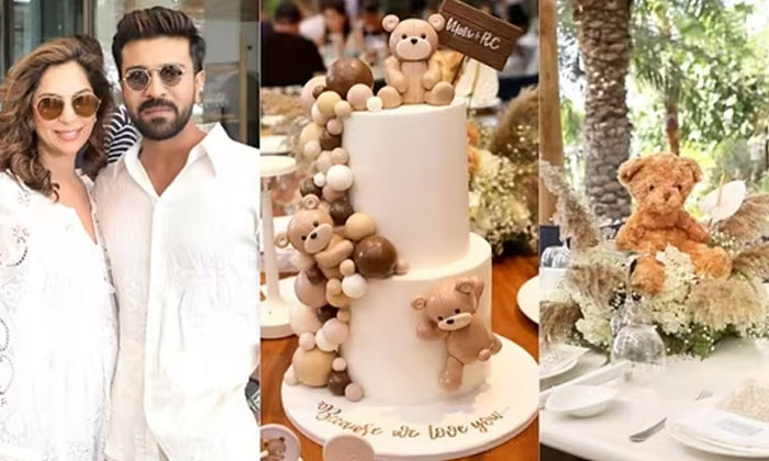  Ram Charan And Upasana Baby Shower Function , Upasana , Baby Shower Function, Ra-TeluguStop.com