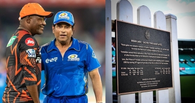  Sachin Tendulkar, Brian Lara Honoured At Sydney Cricket Ground-TeluguStop.com