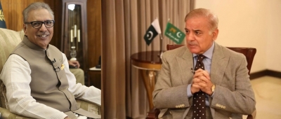  Shehbaz Says President Alvi Is 'beholden' To Imran More Than Constitution-TeluguStop.com