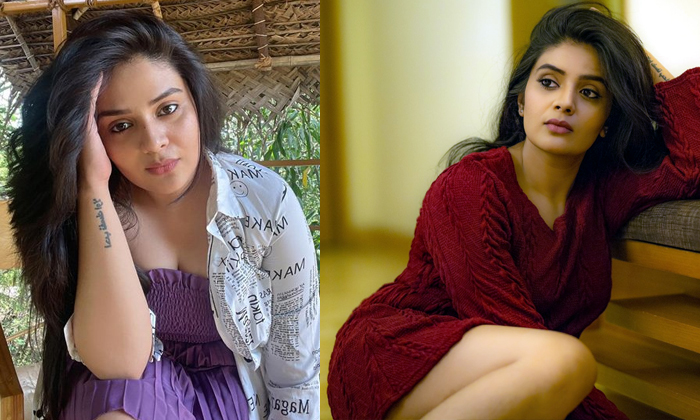  Sreemukhi Says No To New Heroes And New Directors,sreemukhi,young Heroes,heroine-TeluguStop.com