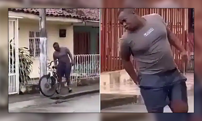  Thieves Struggling To Rob This Cycle Funny Video Viral Details, Viral , Viral La-TeluguStop.com