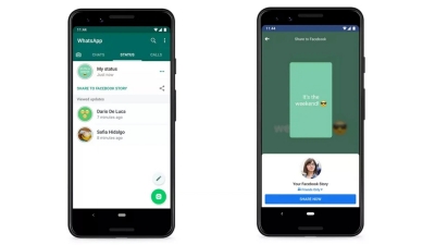  Whatsapp's New Feature To Allow Users Share Status Updates To Fb Stories-TeluguStop.com