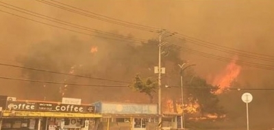  Wildfires Destroy 100 Homes In S.korea Amid Typhoon-class Strong Winds-TeluguStop.com