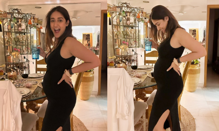  Ileana Posed For The Camera With Her Baby Bump Isnt The Pregnancy Glow Normal-TeluguStop.com