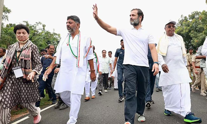 Impact Of Rahul Bharat Jodo Yatra In Karnataka Elections,bharat Jodo Yatra,rahul Impact Of Rahul Bharat Jodo Yatra In Karnataka Elections,bharat Jodo Yatra,rahul-TeluguStop.com