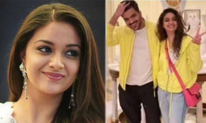  Keerthy Suresh's Photo With Mysterious Man Goes Viral Details, Keerthy Suresh, K-TeluguStop.com