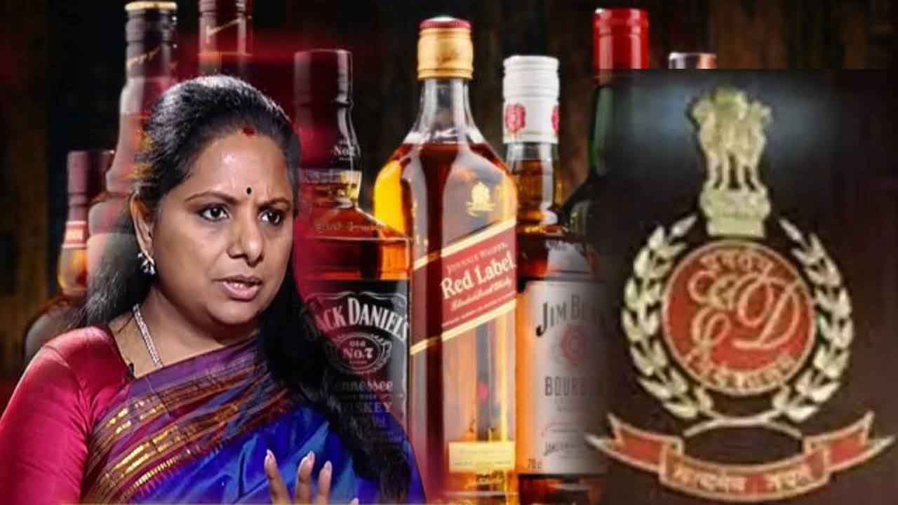  Delhi Liquor Scam: Ed Mentions Brs Mlc Kavitha’s Name Again In Charge Sheet-TeluguStop.com