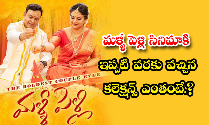  Naresh Pavitra Lokesh Malli Pelli Movie Collections,malli Pelli,naresh ,pavitra-TeluguStop.com