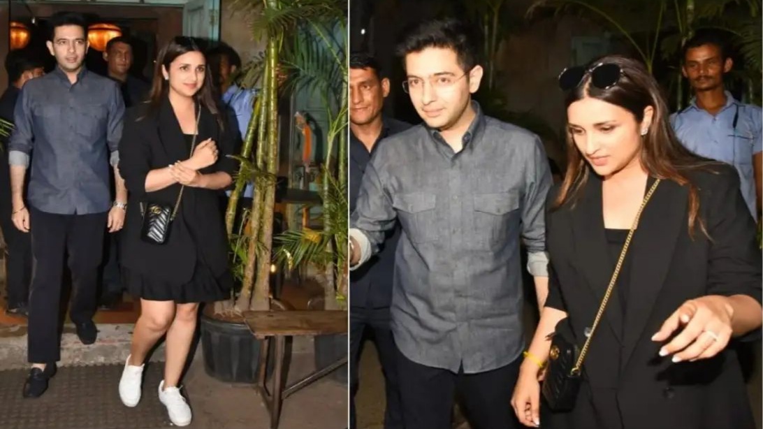  Parineeti Chopra Spotted Flaunting Silver Ring Amid Engagement Rumours-TeluguStop.com