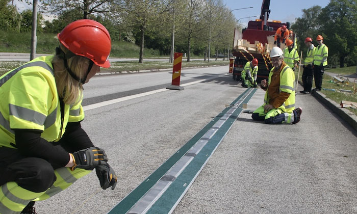  The World's First Electrified Road , Sweden , Electrified Road, Electric Vehicl-TeluguStop.com