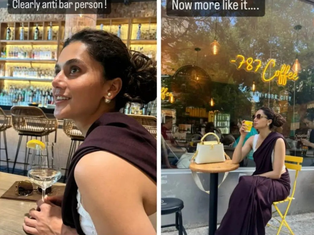  Taapsee Pannu Shares Pics From Vacation In New York-TeluguStop.com