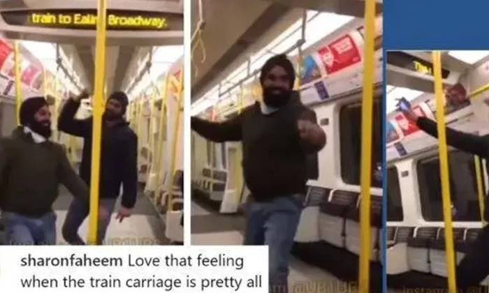  Viral Three Young People Who Got Angry In The Metro, Metro, Train, Journey, Pass-TeluguStop.com