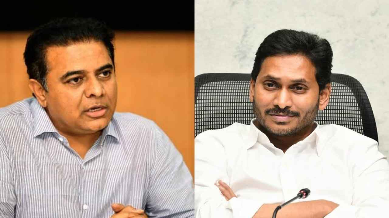  Ktr Busy With Seeking Investments, Jagan Working Hard For Loans-TeluguStop.com