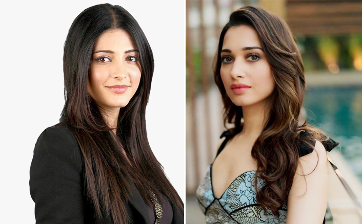  After Shruti Haasan Then Tamannaah Bhatia With Two Star Heroes-TeluguStop.com