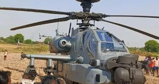  Apache Helicopter Missed An Accident..!-TeluguStop.com