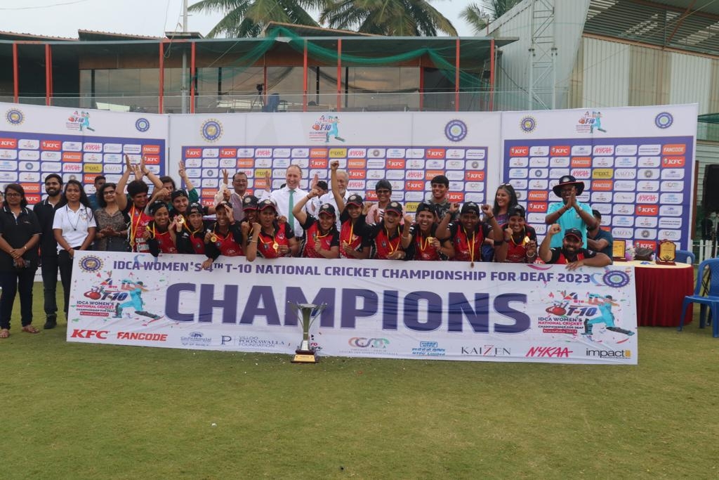  Chandigarh Wins Women's T-10 National Cricket Championship For Deaf In Bengaluru-TeluguStop.com