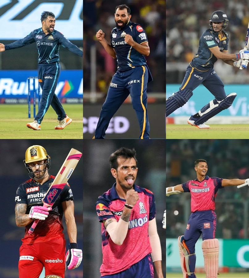  Du Plessis, Gill, Yashasvi, Shami, Rashid, Chahal: The Ians Top 6-TeluguStop.com