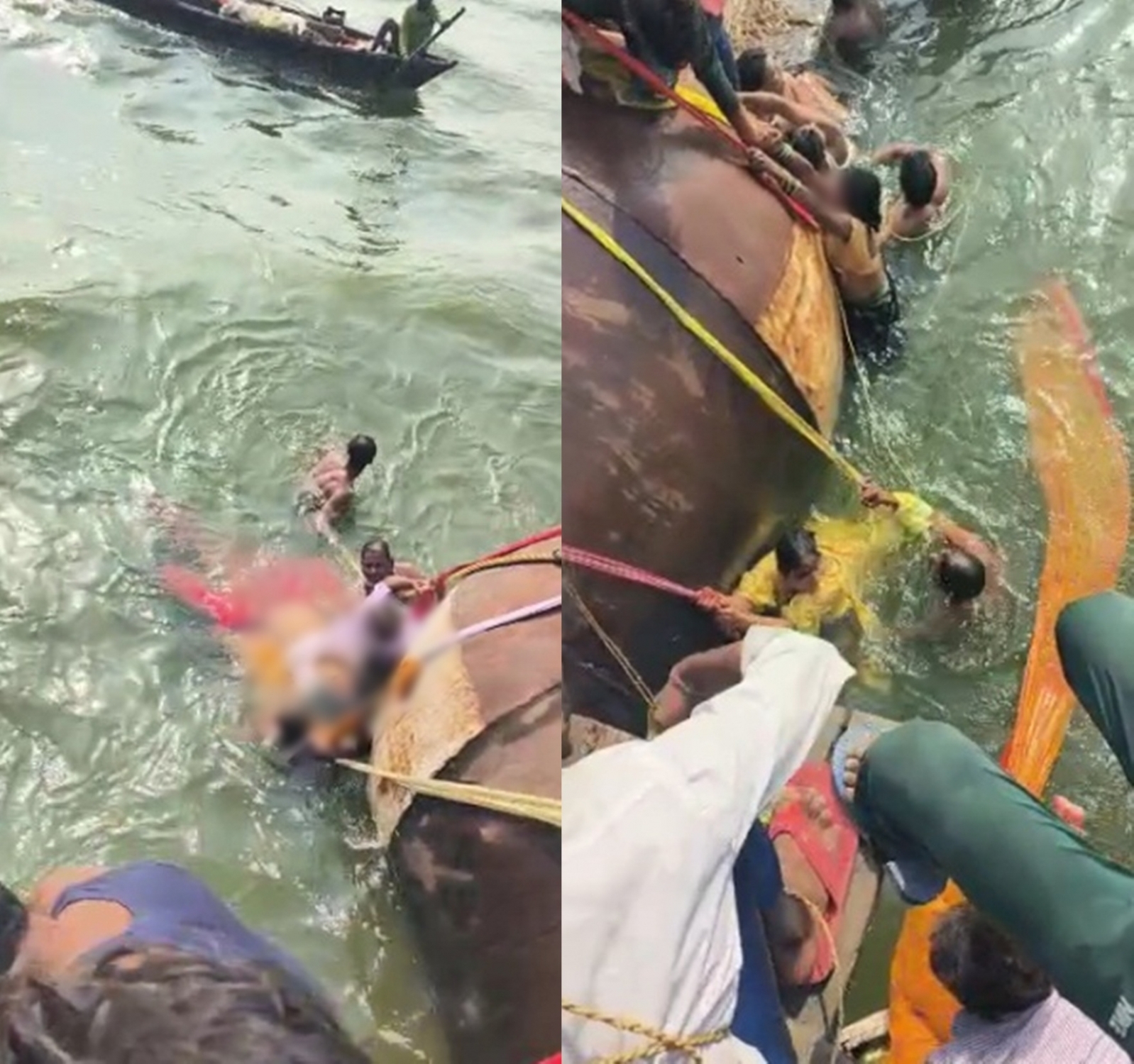  Four Die As Boat Capsizes In Up District, Mismanagement By Officials Blamed (2nd-TeluguStop.com