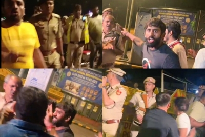  Home Ministry Briefed About Wrestlers-cops Scuffle-TeluguStop.com