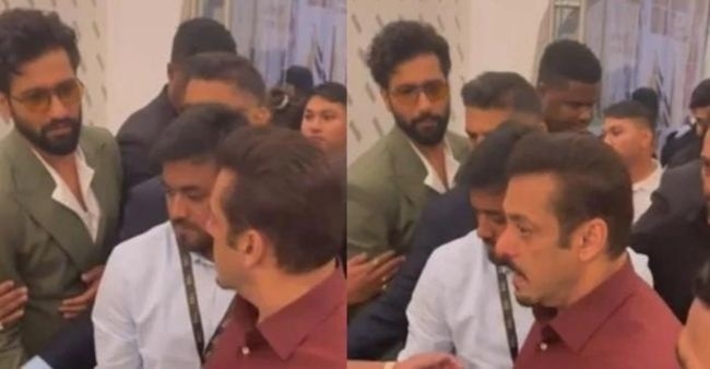  Iifa: Vicky Tries To Talk To Salman, Gets Pushed Aside By His Security-TeluguStop.com