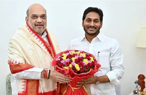  Cm Jagan Met Union Home Minister Amit Shah..!-TeluguStop.com