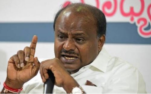  Former Cm Kumaraswamy Is Angry With Congress-TeluguStop.com