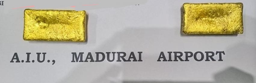  One Held At Madurai Airport With Gold Valued At Rs 96.18 Lakh-TeluguStop.com