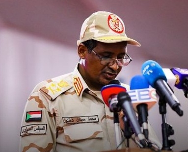  Sudan's Rsf Welcomes Mediation By South Sudan To End Fighting-TeluguStop.com