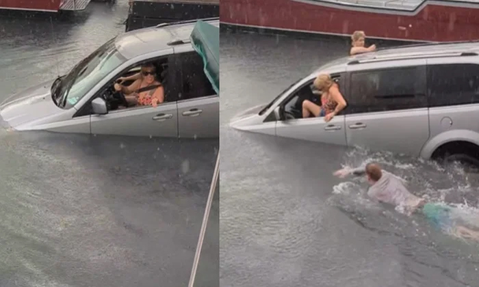  Woman Lands Car In Sea After Following Google Maps Video Viral Details, Google M-TeluguStop.com