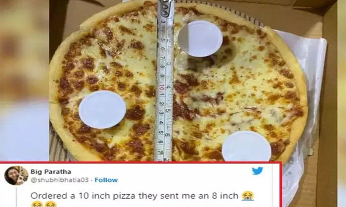  Woman Orders 10 Inch Pizza Gets 8 Inch Pizza Instead Details, Pizza, Order, Appl-TeluguStop.com