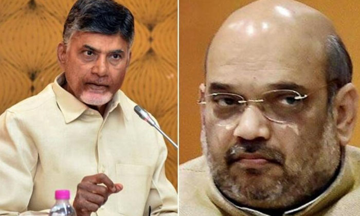  Chandrababu Naidu Is Going To Delhi? Will Amit Shah Agree , Amith Shah ,bjp Tdp-TeluguStop.com