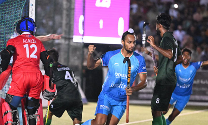  India Won The Hockey Juniors Asia Cup Title,  Asia Cup Title , Hockey Juniors ,-TeluguStop.com