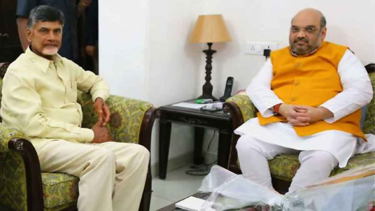  Chandrababu To Meet Amit Shah In Delhi Today-TeluguStop.com