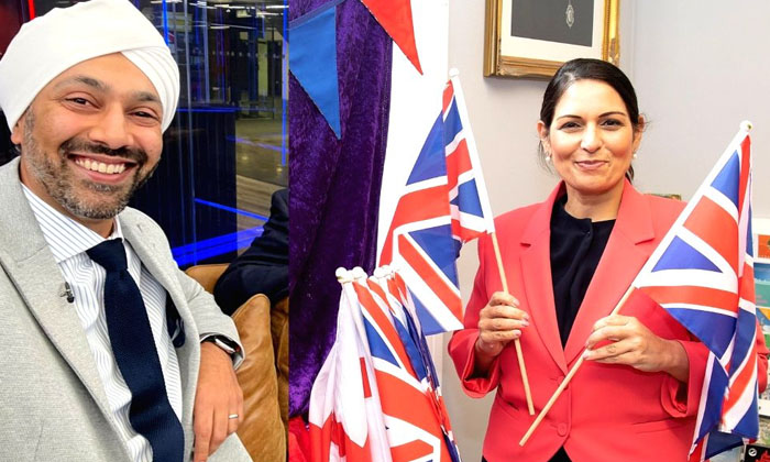  Indian-origin Priti Patel, Kulveer Ranger In Ex Uk Pm Boris Johnson's Honours Li-TeluguStop.com