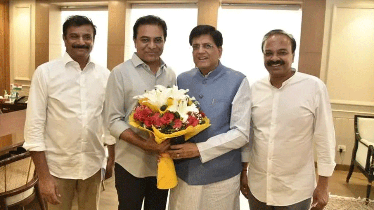  Ktr Asks Centre To Procure Paraboiled Rice From Telangana-TeluguStop.com