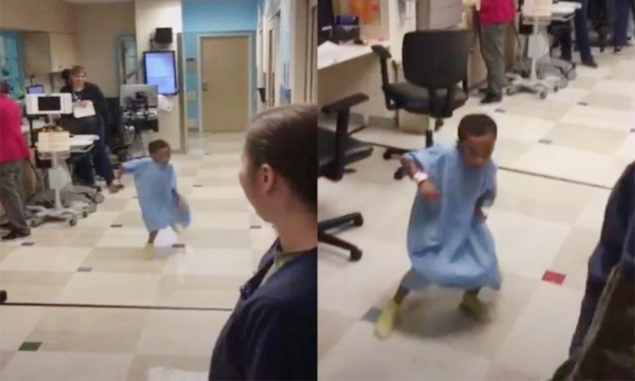  Little Boy Dances In Hospital Before His Operation Details, Dance, Viral Latest,-TeluguStop.com