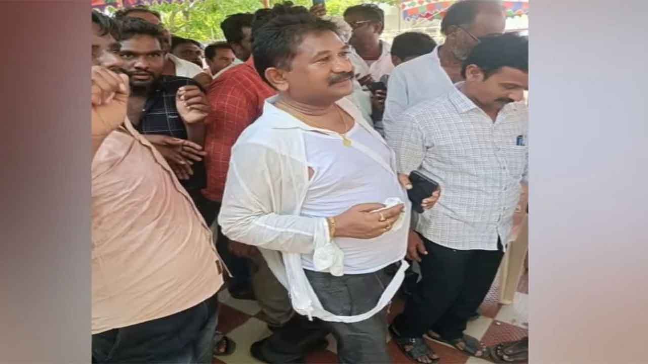  Andhra Pradesh : Tdp Mla Arrested Amid Protest In Prakasam District-TeluguStop.com