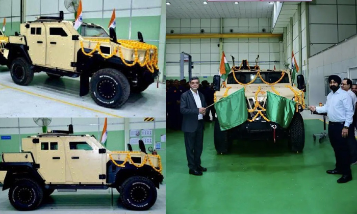  Mahindra Started Deliveries Of Indias First Armored Light Specialist Vehicle Arm-TeluguStop.com